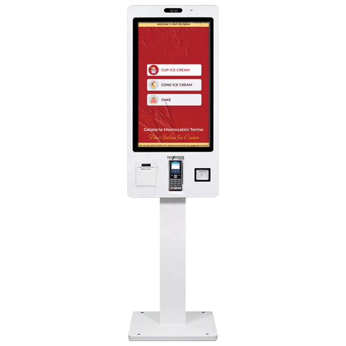 Food Ordering Kiosk touchscreen interface