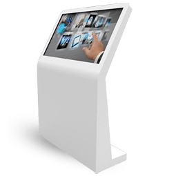 Portable information kiosk for exhibitions and event branding